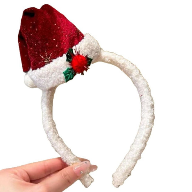 Glitter Reindeer Antlers Headband | Christmas Party Hairband