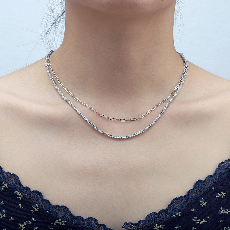 2mm Tennis Necklace