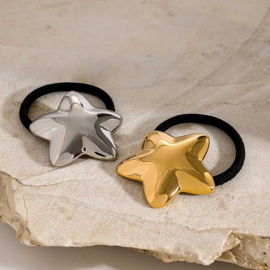 High End Star Hair Tie Metal Hair Accessory JXH2406002