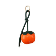 Persimmon Keychain | PU Cotton Charm | Lucky Gift