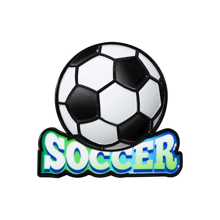 Soccer Enamel Pin | World Cup Badge | Backpack Accessory