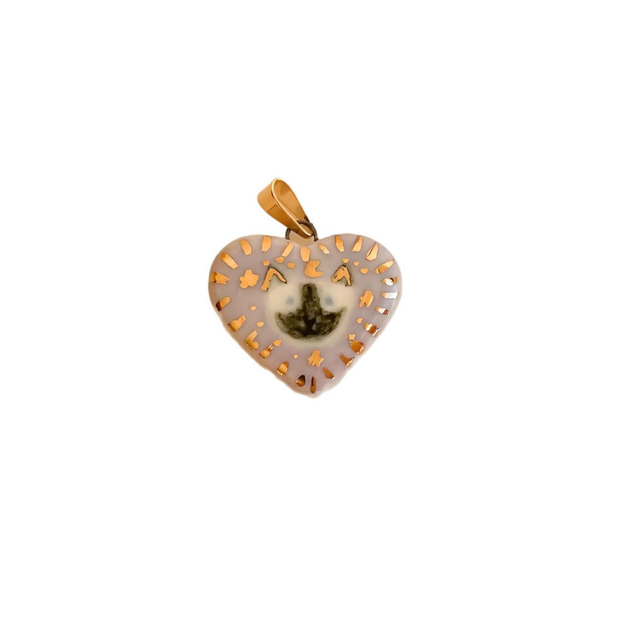 Heart Series Enamel Charm Stainless Steel Colorful DIY