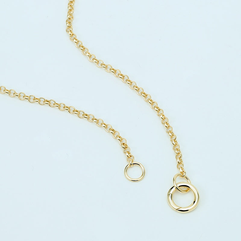 Rolo Chain Charm Necklace