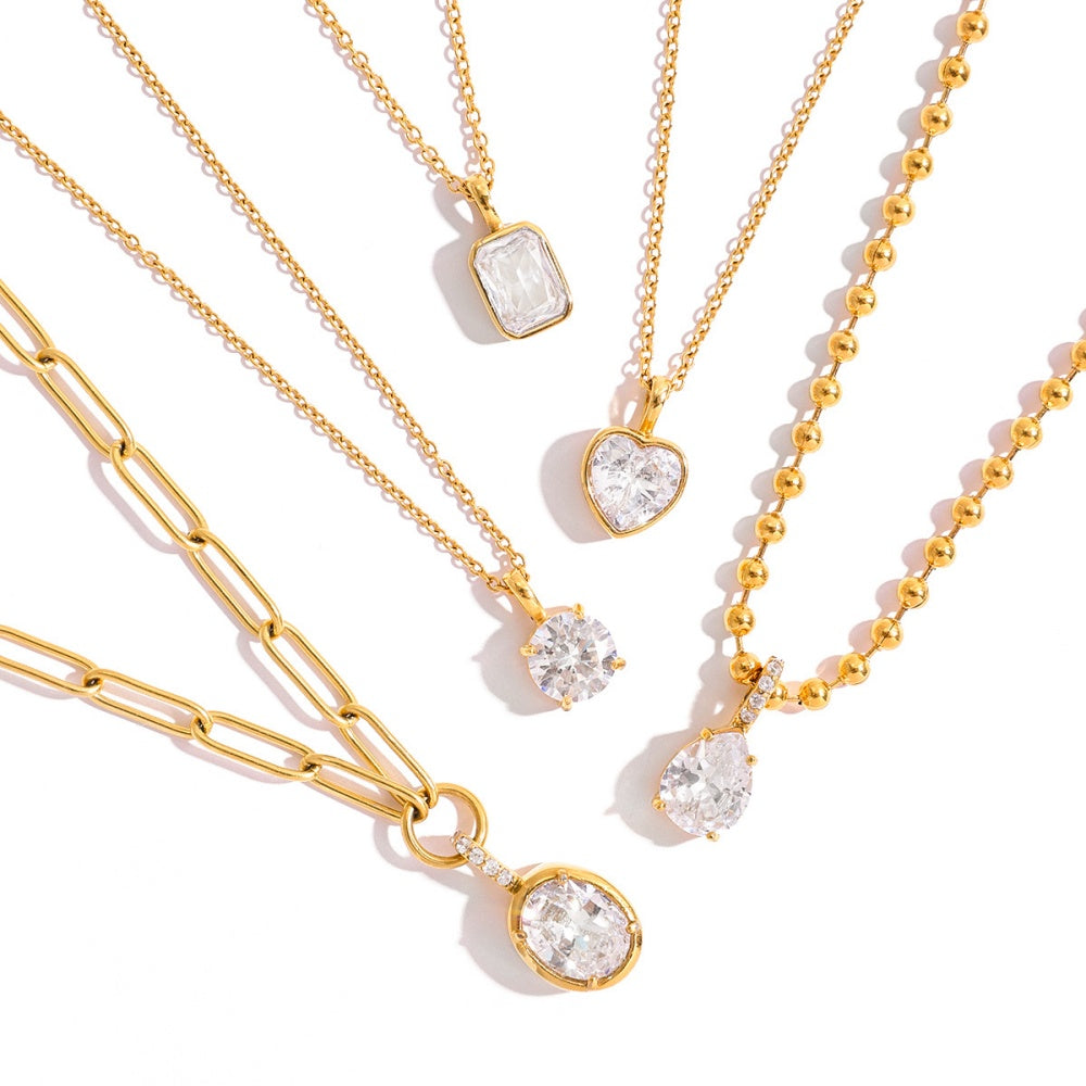 Gold Plated Pendant | Fade Resistant Chain | Women's Jewelry