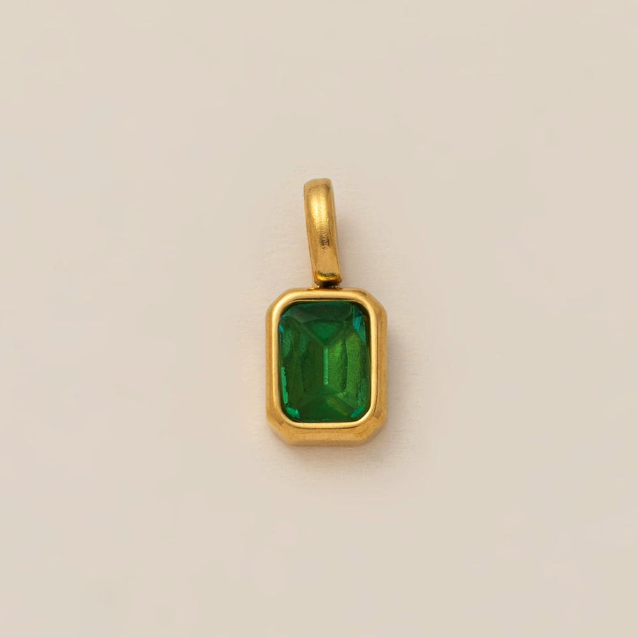 Birthstone Customized Clog Charm 18K Gold JX26041204GK