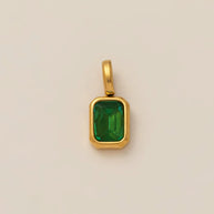 Birthstone Customized Clog Charm 18K Gold JX26041204GK