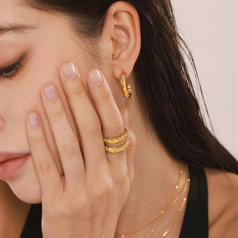 Irregular Molten Band Ring JMA223