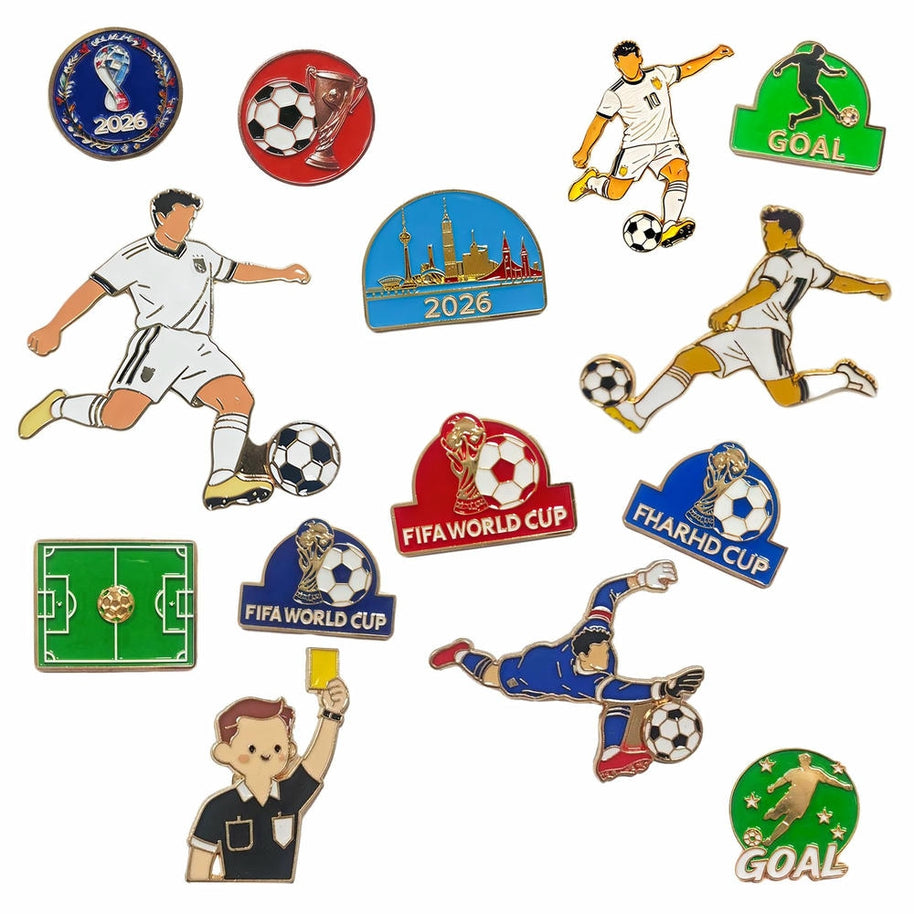 World Cup Pin | Creative Enamel Badge | Collectible