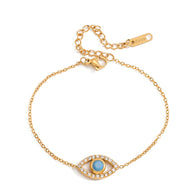 Evil Eye Bracelet | Zircon Stainless | Protective Charm