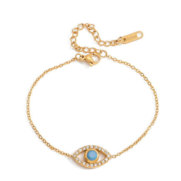 Evil Eye Bracelet | Zircon Stainless | Protective Charm