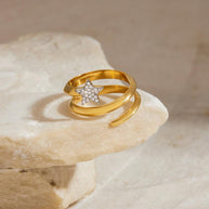 Star Spiral Ring