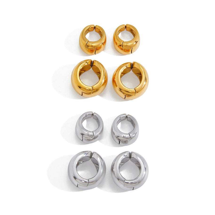 Spring Clip Earrings | No Piercing Luxury | Stainless Steel