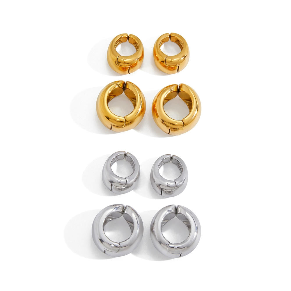 Spring Clip Earrings | No Piercing Luxury | Stainless Steel