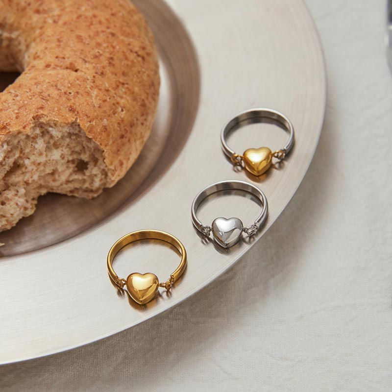 Puff Heart Ring