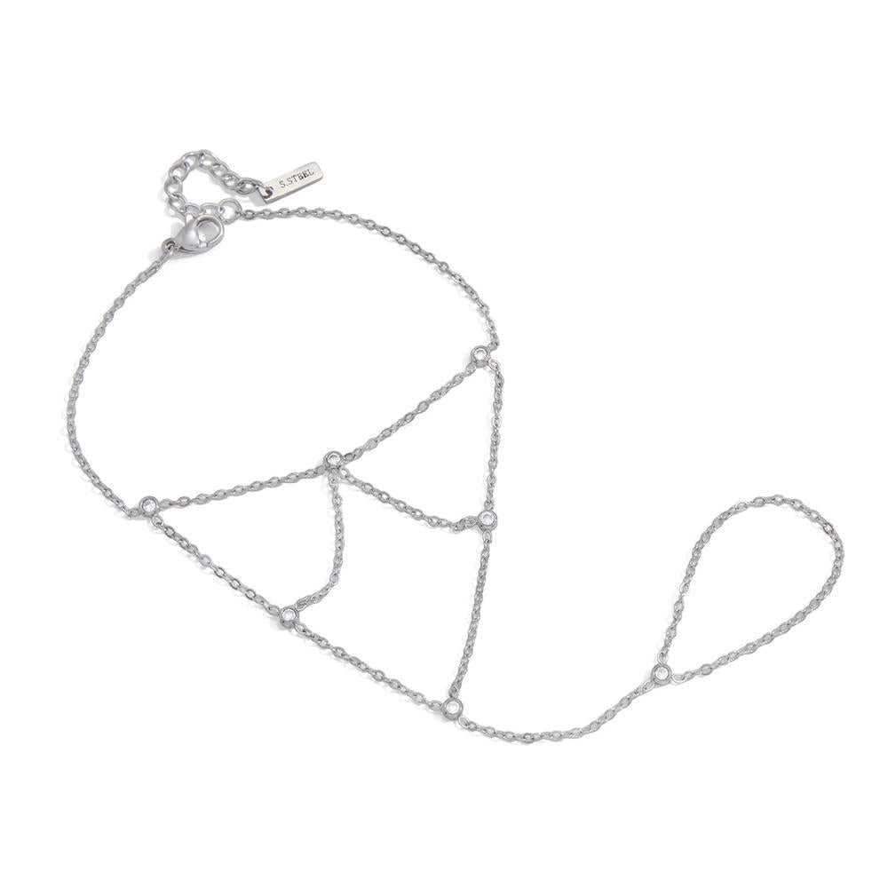 Finger Chain Bracelet | Stainless Korean Style Luxury