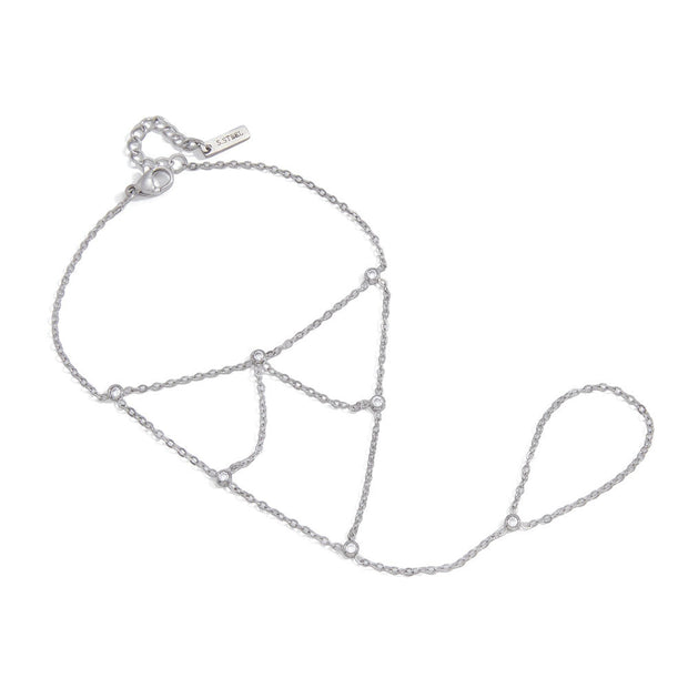 Finger Chain Bracelet | Stainless Korean Style Luxury