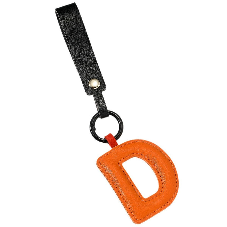 Letter Keychain | Leather Alphabet Pendant | Amazon Gift
