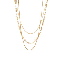 Triple Layer Chain Necklace