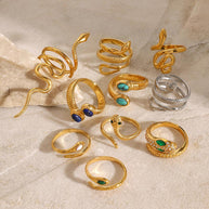 Stainless Steel Snake Ring JXRW2311003-7