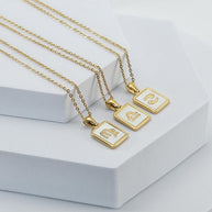 Square Zodiac Necklace JZ301-3