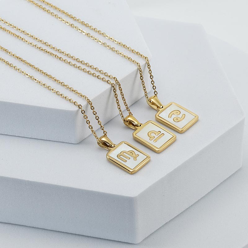 Square Zodiac Necklace JZ301-3