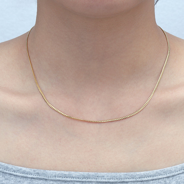 1.8mm Serpentine Chain Necklace