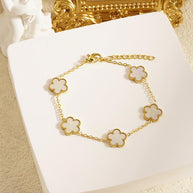 Lucky Five-leaf Clover Bracelet JLB1105