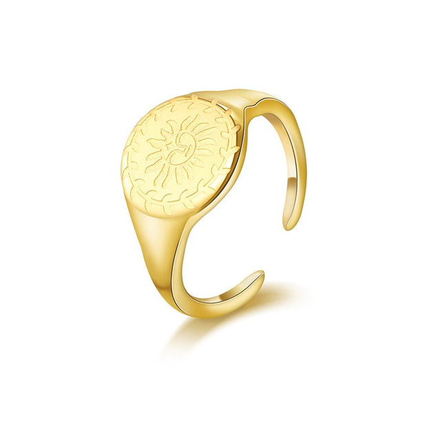 Sunflower Signet Ring JSR22021102