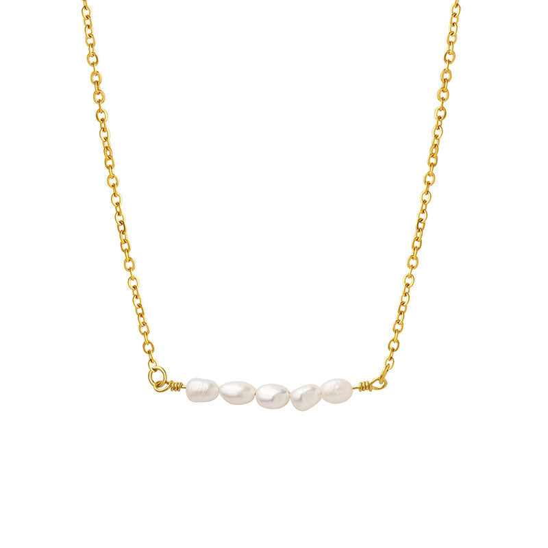 Pearl Bar Necklace
