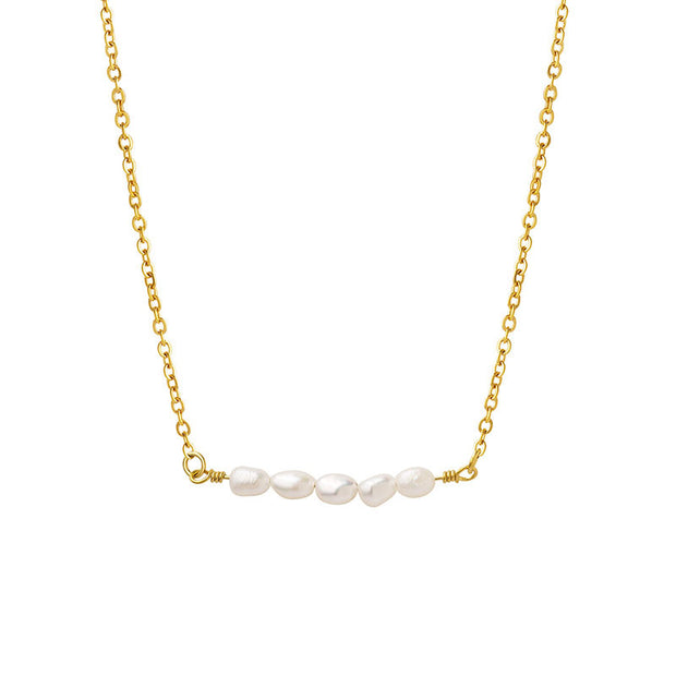 Pearl Bar Necklace
