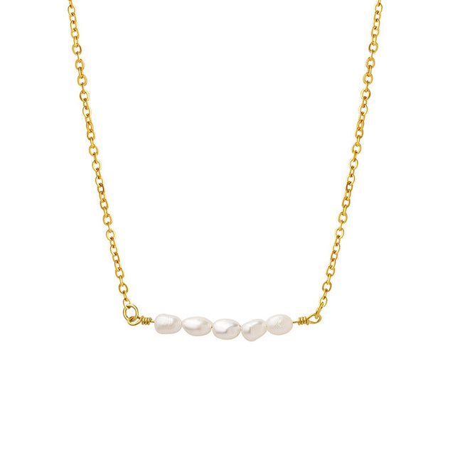 Pearl Bar Necklace