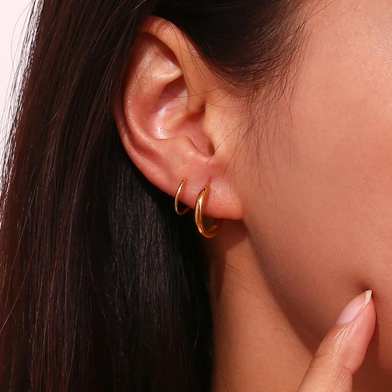 Twisted Double Layer Earring