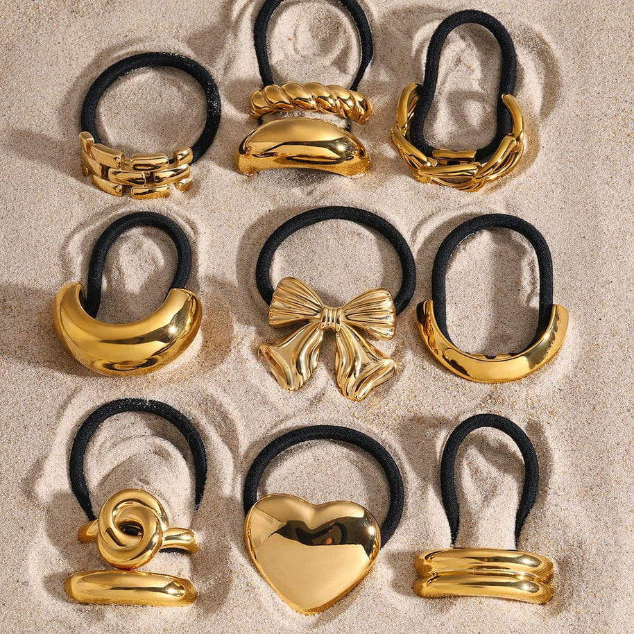 Ins Style Hair Tie Ponytail Holder Elastic JXH2404001