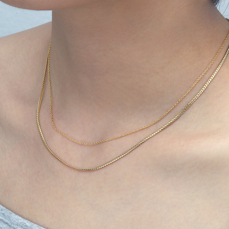 1mm O Shape Chain