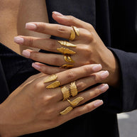 Wing Open Ring