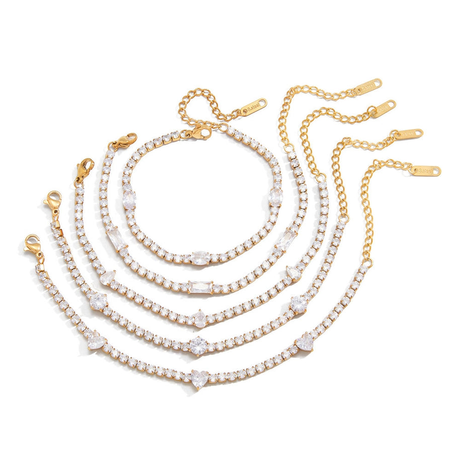Sparkle Bracelet | Zircon Stainless Steel | Korean Style