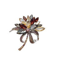 Flower Bouquet Brooch | Crystal Wedding Pin | Vintage