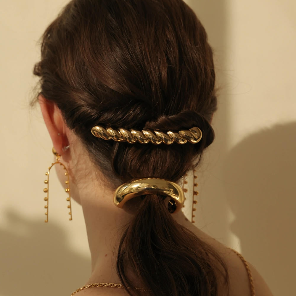 Stainless Steel Hair Clip High End Barrette JXH2408006