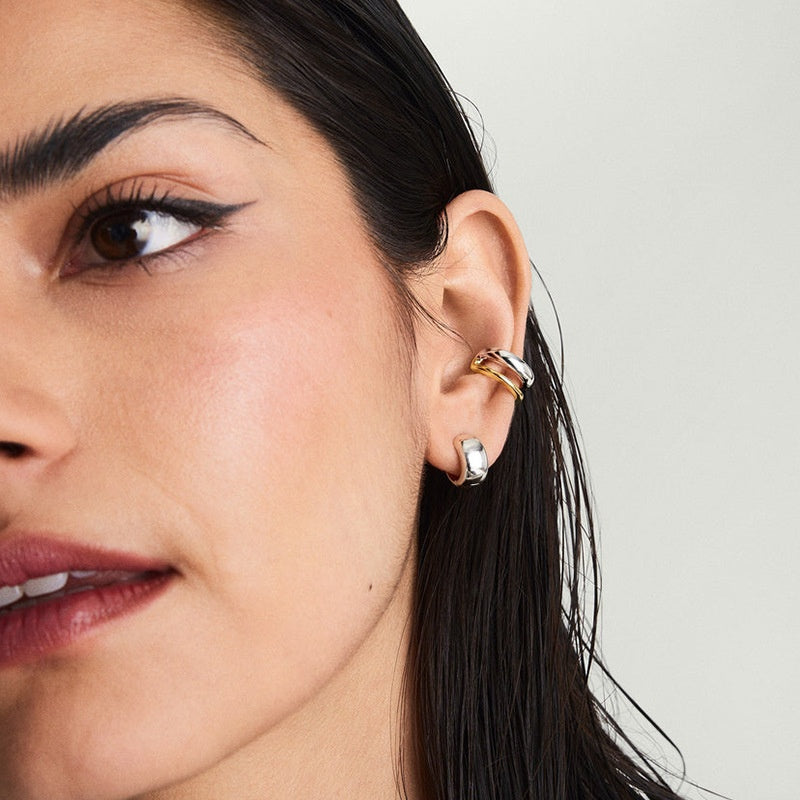 Two Tone Earring Cuff JAN5012