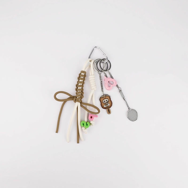 Miu-Style Bag Charm | Minimalist Keychain for Women