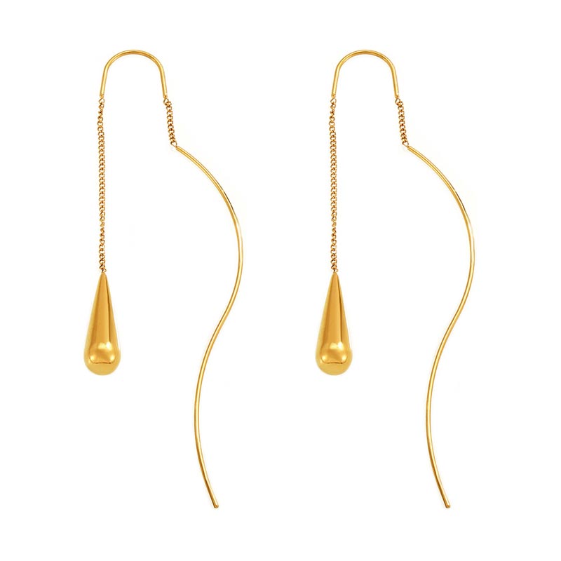 Teardrop Tassel Earrings