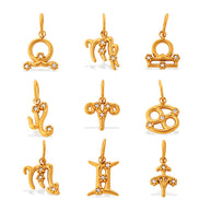 Premium Versatile Zodiac Charm  Individuality Pendant