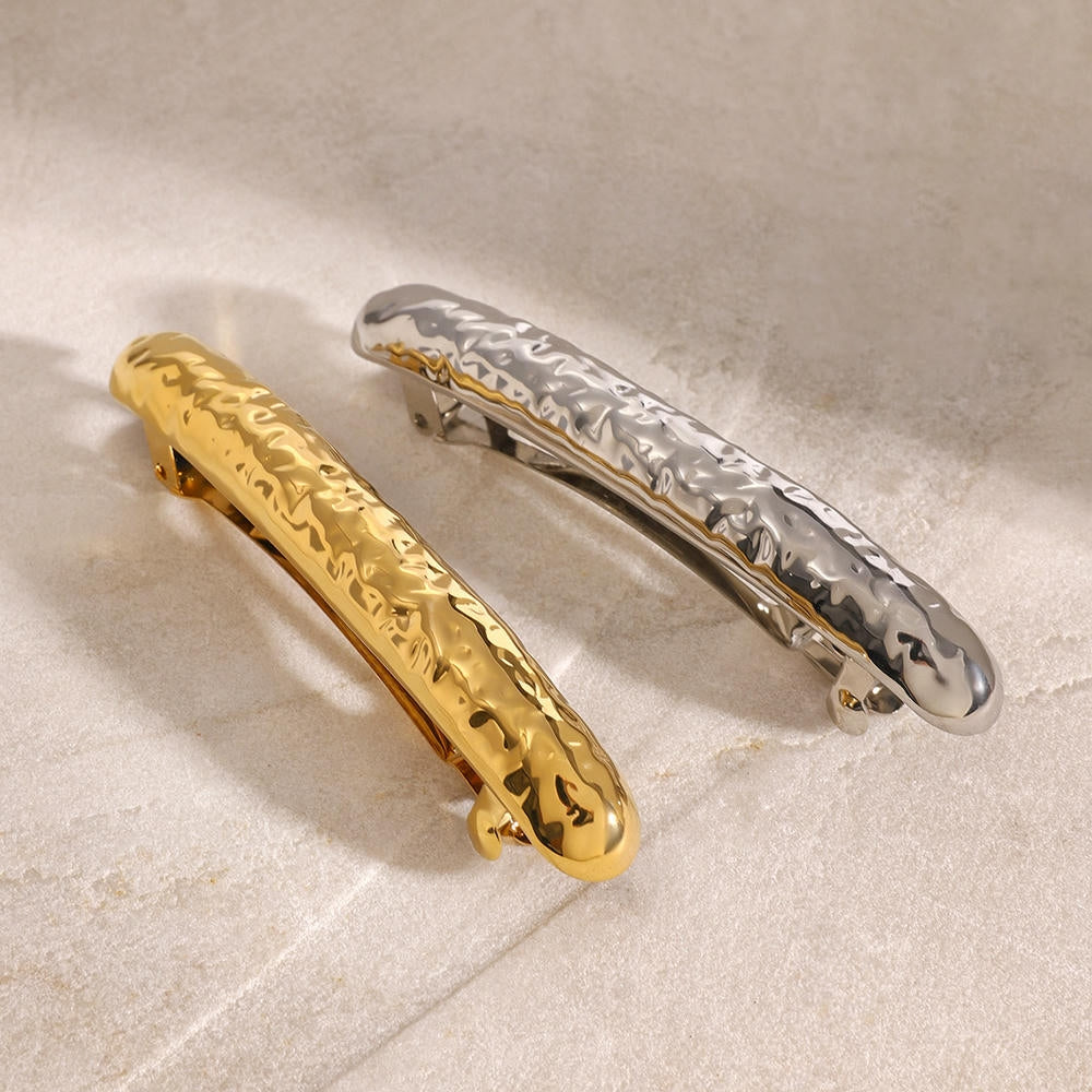 Spring Hair Clip Stainless Steel Barrette JXH2408004