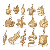 European Sea Life Pendant Turtle Dolphin Tuna DIY Jewelry