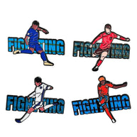 Football Player Pin | Sports Enamel Badge | Backpack cor