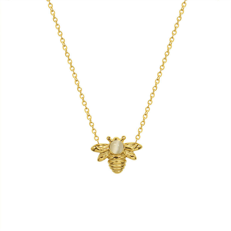 Stainless Steel Bee Necklace