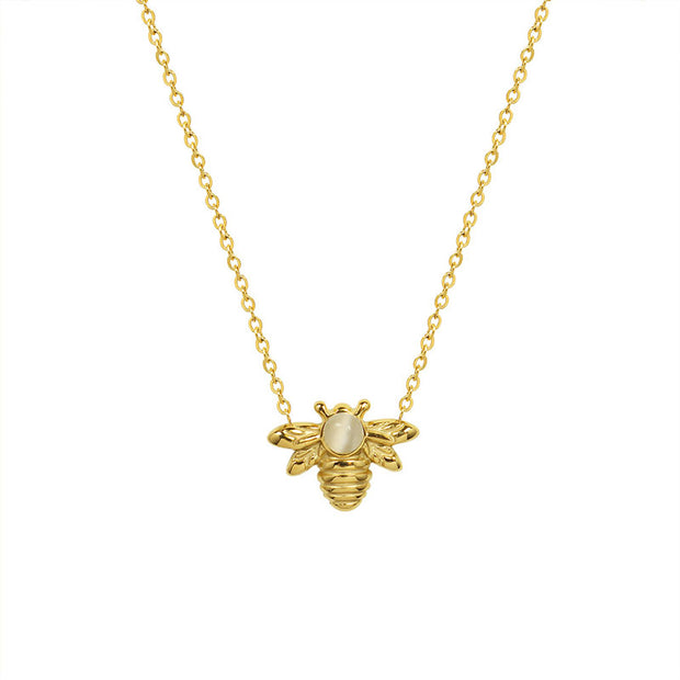 Stainless Steel Bee Necklace