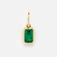 Square Shape 12 Birthstones Pendant Colorful Zircon DIY Charm