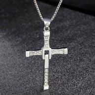 Fast And Furious Cross Pendant Necklace JLP1266
