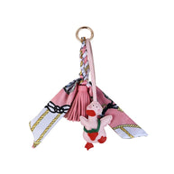 Lucky Duck Keychain | Fashion Leather Tassel Bag Charm Gift